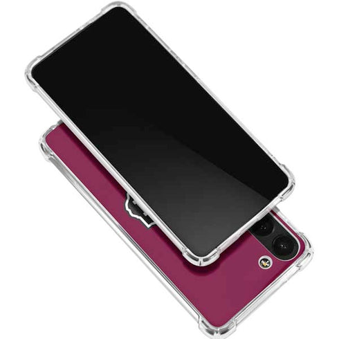 Texas A&M University Black Logo Galaxy S24 FE Clear Case